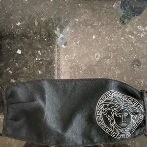 Versace face mask from authentic Versace dust bag